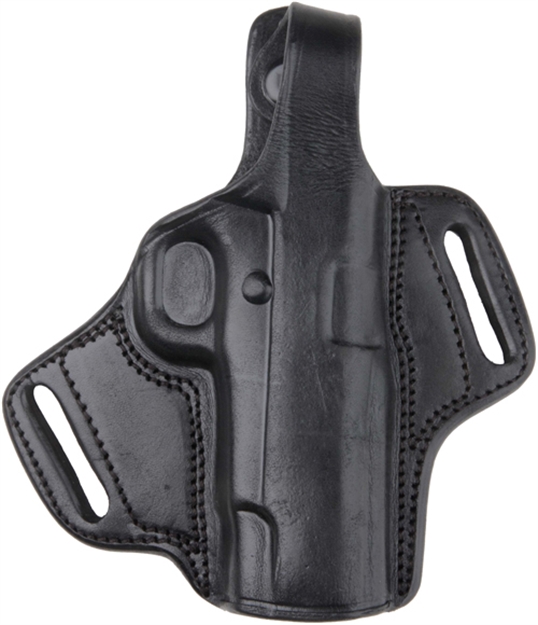 Picture of Bulldog Cases Owb Leather Holster RH LG Frame Stand 3.75-4.5"Blk