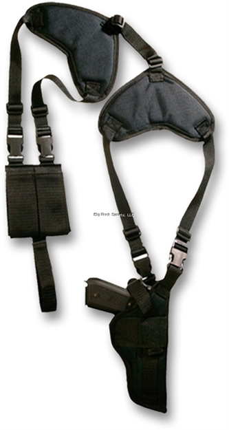 Picture of  Bulldog Wshd8 Deluxe Shoulder Harness Black Nylon Harness Fits Glock 21 Fits Glock 37 Fits 3.50-5" Barrel Ambidextrous 875591000803