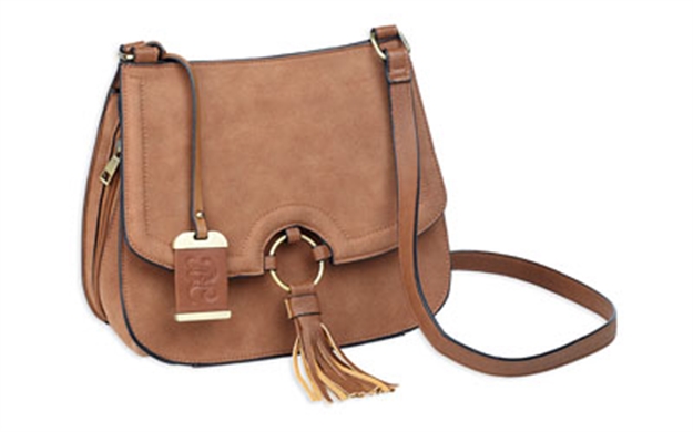 Picture of  Bulldog Bdp034 Cross Body Purse W/Holster Tan Suede Most SM Pistols & Revolvers Right Hand 672352011500
