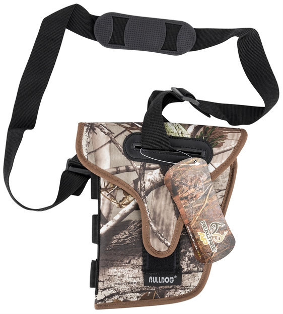 Picture of Bulldog Dcban6 Bandolier  Shoulder Realtree Aphd Fits 5.50-6.50" Barrel Belt 1.50" Wide Ambidextrous DCBAN-6
