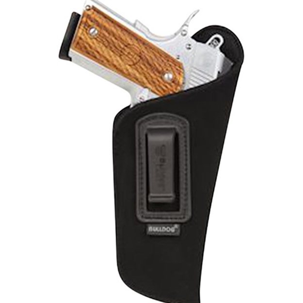 Picture of Bulldog Dip7 Deluxe  Iwb Black Suede Like Belt Clip Fits Glock 19/2.50-3.75" Barrel Right Hand DIP-7 672352009903