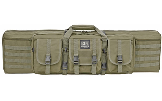 Picture of Bulldog Bdt3536g Bdt Tactical Single 36" Green Nylon, 3 Accessory Pockets, Deluxe Padded Backstraps, Lockable Zippers, Padded Internal Divider BDT35-36G 672352012569