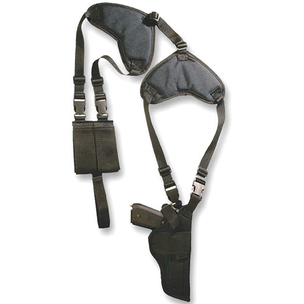 Picture of  Bulldog Wshd3 Deluxe Shoulder Harness Black Nylon Harness Fits S&W M&P Compact/Taurus Millennium/2.50-3.75" Barrel Ambidextrous 875591000988