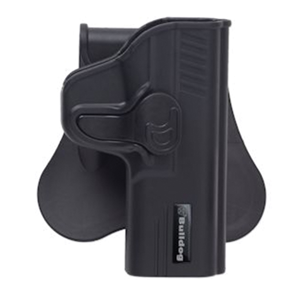Picture of Bulldog Rrg27 Rapid Release  Owb Black Polymer Paddle Compatible W/Glock 26/27/33  Right Hand RR-G27