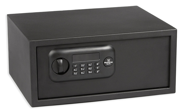 Picture of  Bulldog Bd1035 Digital Laptop Vault Standard Keypad/Key Entry Black Powder Coat Steel 17" X 14.50" X 7.70" 672352011692