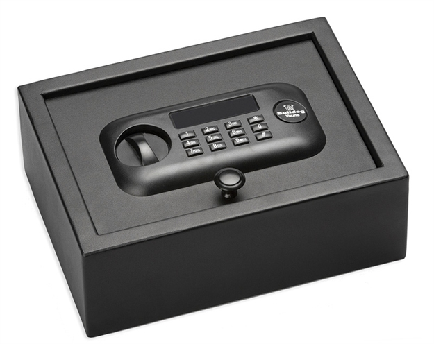 Picture of  Bulldog Bd1030 Digital Top Open Vault Standard Keypad Entry Black Powder Coat Steel 11.80" X 8.70" X 4"