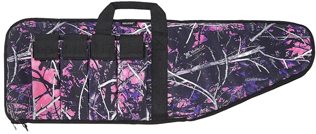 Picture of Bulldog Mdg1043 Extreme Tactical  43" Muddy Girl Camo Water-Resistant Nylon Camo, Black Trim, Tricot Lining, 4 External Velcro Magazine Pouches MDG10-43 672352009026