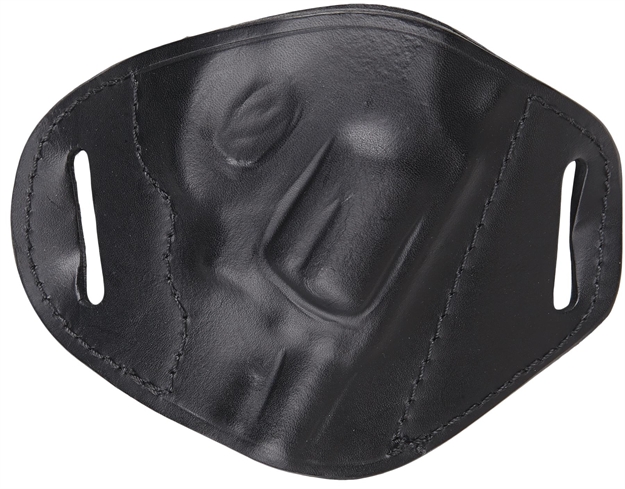 Picture of Bulldog Mlbrs Molded  Owb Black Leather Belt Slide Fits S&W J Frame Fits 2-4" Barrel Right Hand MLB-RS 672352008227