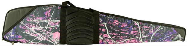 Picture of Bulldog Cases Pinnacle-Rifle Case Muddy Girl Camo With Black Trim And Black Leather 48 BD206MDG