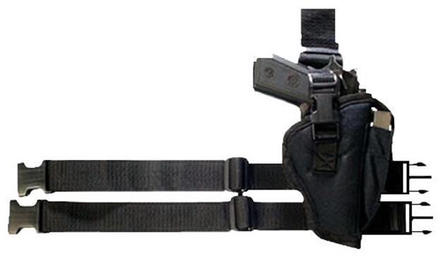 Picture of  Bulldog Wtac8r Tactical  Leg Black Knit Fits Large Semi-Auto Fits 3.50-5" Barrel Right Hand 875591001817