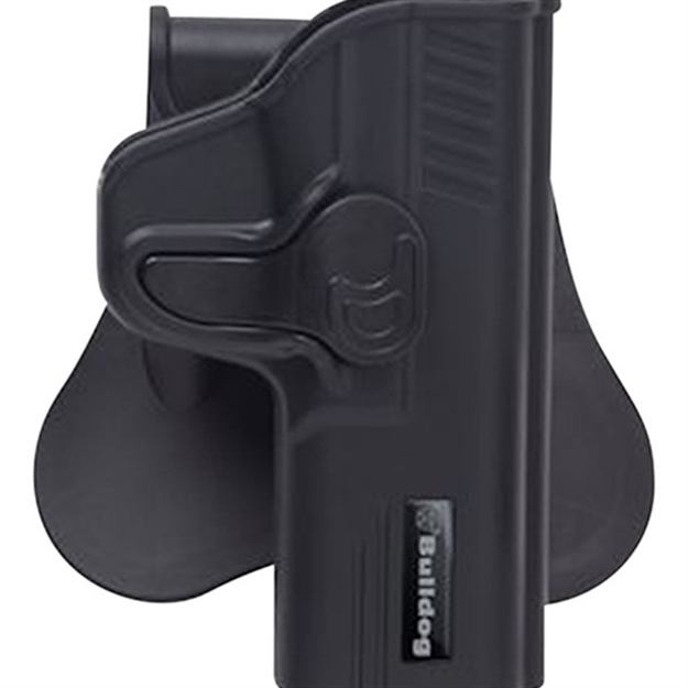 Picture of Bulldog Rrg19 Rapid Release  Owb Black Polymer Paddle Compatible W/Glock 19/23/32 Right Hand RR-G19 672352011050