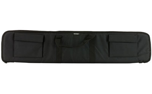 Picture of Bulldog Bd49242 Tactical Shotgun Case Made OF Water-Resistant Nylon With Black Finish, 1.75" Foam Padding, Tricot Lining, Full Length Zipper, 2 External Pockets & Hidden Shell Loops 42" L BD492-42 672352008623