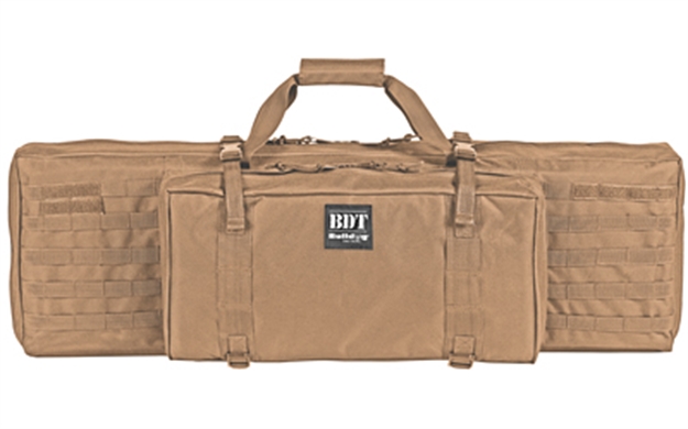 Picture of Bulldog Bdt3038t Bdt Tactical Single 38" Tan Nylon, Padded Shoulder Strap, Adjustable Velcro Ties, Extra Magazine Compartment BDT30-38T 672352012552