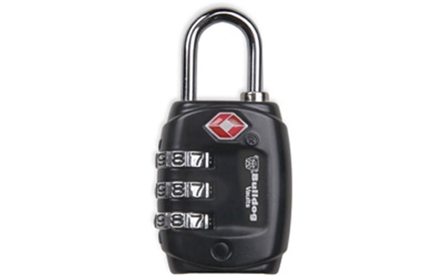 Picture of  Bulldog Bd8020 Tsa Lock  Open With Combination Black Steel 672352009323