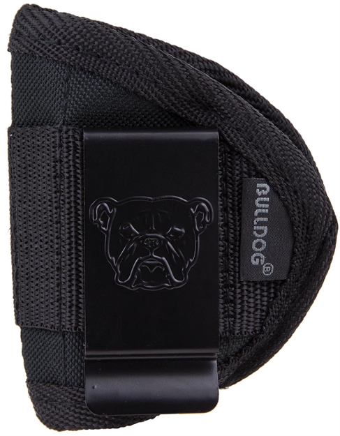 Picture of  Bulldog Wips Inside The Pants  Iwb Size Small Black Nylon Belt Clip Fits Most .22 & .25 SM Autos Ambidextrous