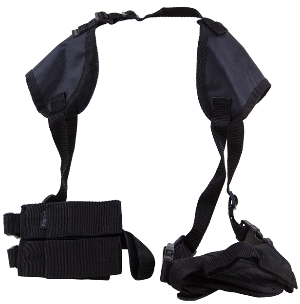 Picture of  Bulldog Wshd3 Deluxe Shoulder Harness Black Nylon Harness Fits S&W M&P Compact/Taurus Millennium/2.50-3.75" Barrel Ambidextrous 875591000988