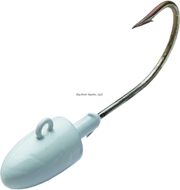 Picture of Bullet Weights Bullet Jig Head, 1 1/2 Oz, 5/0 Hook, Glow White
