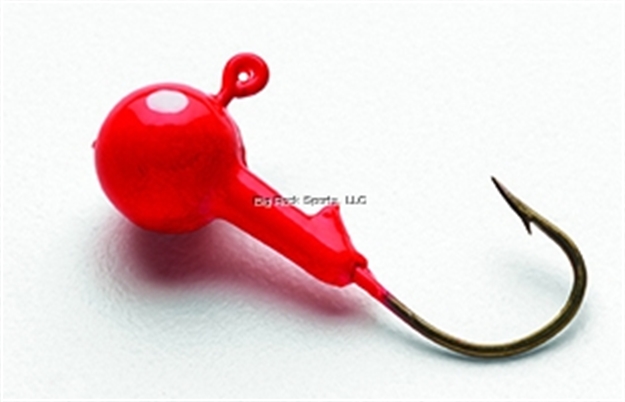 Picture of Bullet Weights Tin Round Jigs  1/16 Oz. Flame W/Eye 5 PC