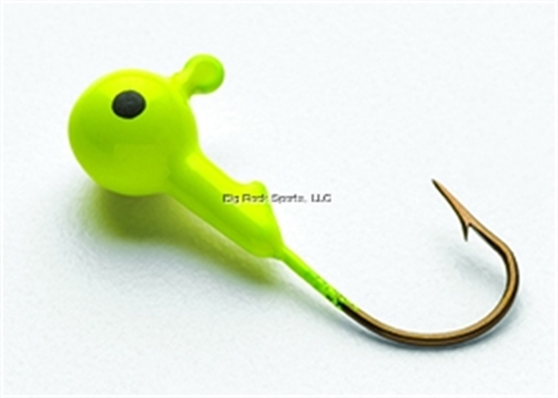 Picture of Bullet Weights Tin Round Jigs  1/32 Oz. Chartreuse W/Eye 5 PC