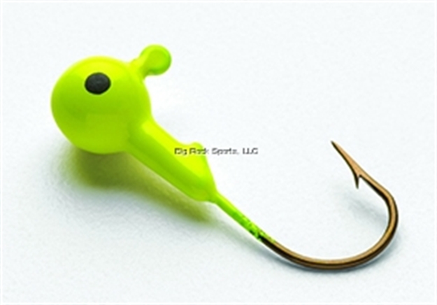 Picture of Bullet Weights Tin Round Jigs  1/4 Oz. Chartreuse W/Eye 5 PC