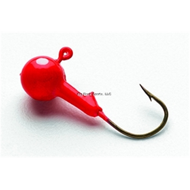 Picture of Bullet Weights Tin Round Jigs  3/8 Oz. Flame W/Eye 5 PC