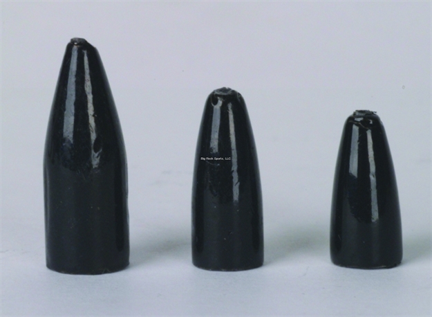 Picture of Bullet Weights Worm Weight Black 1Oz Ziplock 2Bg