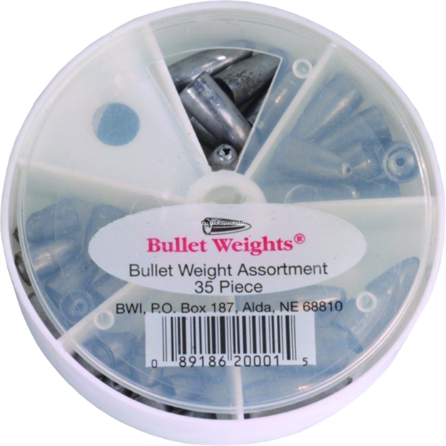 Picture of Bullet Weights Worm Weight Skillet Assortment 35Pc