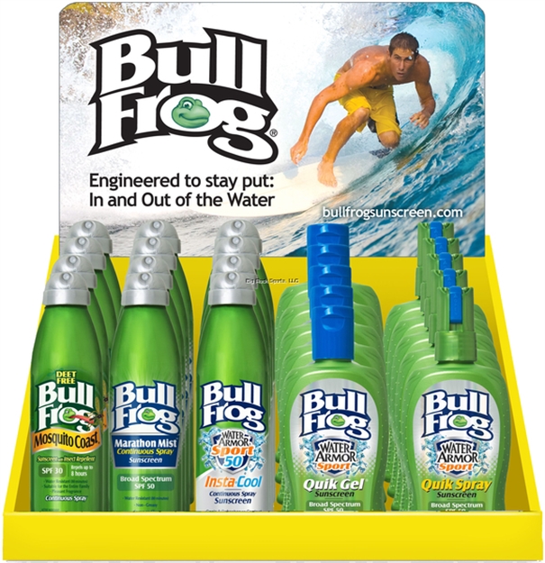Picture of Bullfrog Sunscreen Counter Unit 22Pc