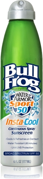 Picture of Bullfrog Water Sport Instacool Sunscreen Spf50, 6 OZ Aerosol