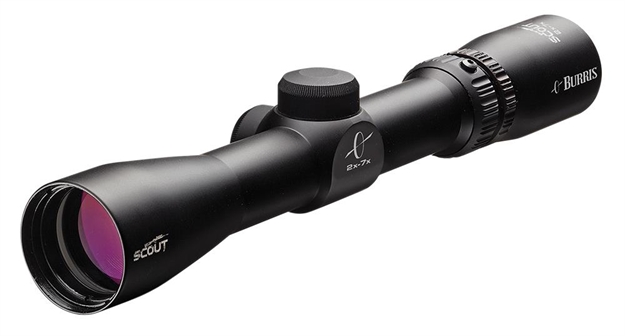 Picture of Burris Optics Scout Riflescope, 2-7X32mm, Ballistic Plex, Matte, 1" Tube, Fixed 200261 000381002617