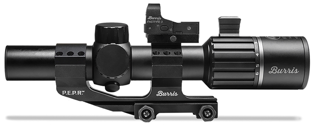 Picture of  Burris 200475 Rt-6 Tactical Kit Matte Black 1-6X24mm 30Mm Tube Illuminated Ballistic 5X Reticle Includes Fastfire 3 & P.E.R.P. Mount