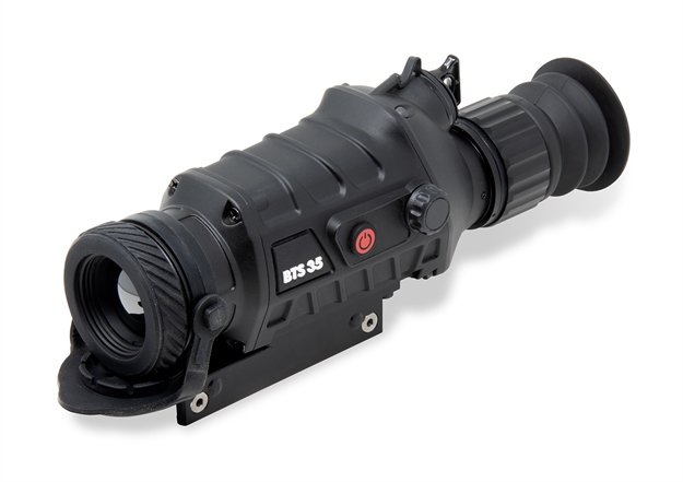 Picture of Burris 300601 Bts 35  Thermal Riflescope Matte Black 2.3-9.2X 35Mm 10 Interchangeable 400X300, 50Hz Resolution Digital 2X/4X Zoom