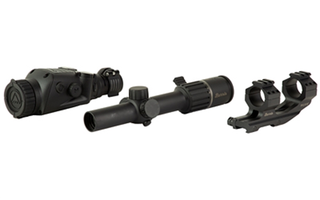 Picture of  Burris 300674 Btc 35 V2 Rt6 Combo Thermal Clip On/Handheld/Mountable Matte Black 1-4X35mm, Multi Reticle, 400X300, 50Hz Resolution, Zoom 1X/2X/4X, Includes SS #153204 000381306746