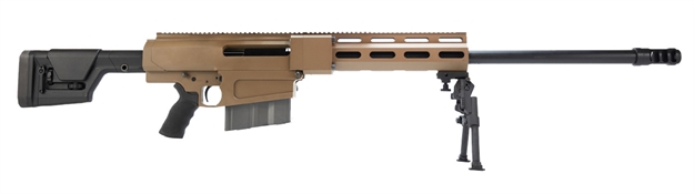 Picture of  Bushmaster Sba500105005fdef Ba50 Long Rang Hero 50 Bmg 10+1 29" Phosphate Chrome Barrel Flat Dark Earth Aluminum Receiver Free Float Billet Handguard Black Ergo Grip 604206206305