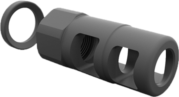 Picture of Bushmaster Muzzle Brake 45 Cal 11/16X24 Black Matte