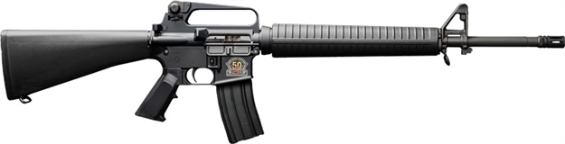 Picture of BUSHMASTER XM15A2 GOLD .223 16" BARREL 30-SHOT BLACK 00-10050-GLD 604206204615