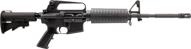 Picture of BUSHMASTER XM15A2 SILVER .223 16" BARREL 30-SHOT BLACK 00-10050-SLV 604206204622