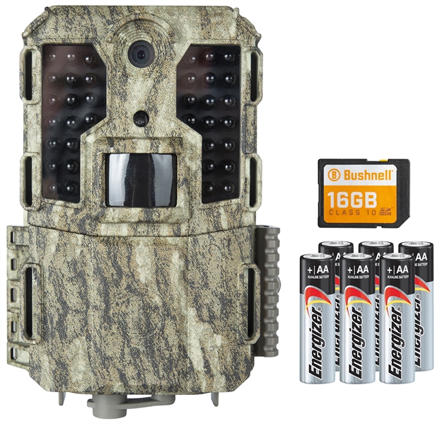 Picture of  Bushnell 119930Cwm Prime L20 Tree Bark Camo Text Lcd Display 3/12/20Mp Resolution Red Glow Flash SD Card Slot/Up TO 32Gb Memory