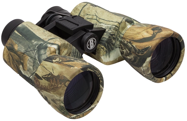 Picture of Bushnell Optics Powerview Binoculars, 10X50mm, Bak 7 Porro Prism, Realtree All-Purpose Camo, 341 FT Fov @ 1000 YD