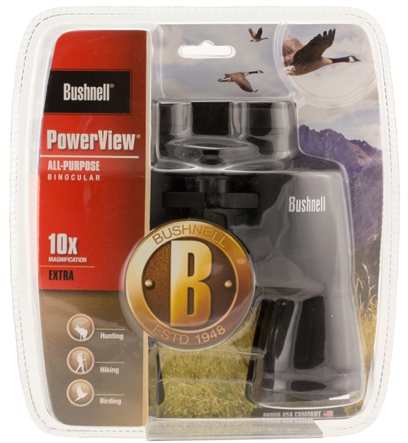 Picture of Bushnell 131056C Powerview 10X 50Mm 341 FT @ 1000 Yds Fov 10Mm Eye Relief Blue R