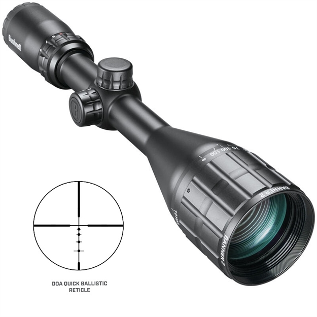 Picture of  Bushnell Rb6185bs11 Banner 2  Black 6-18X50mm 1" Tube Doa Quick Ballistic Reticle 029757007131