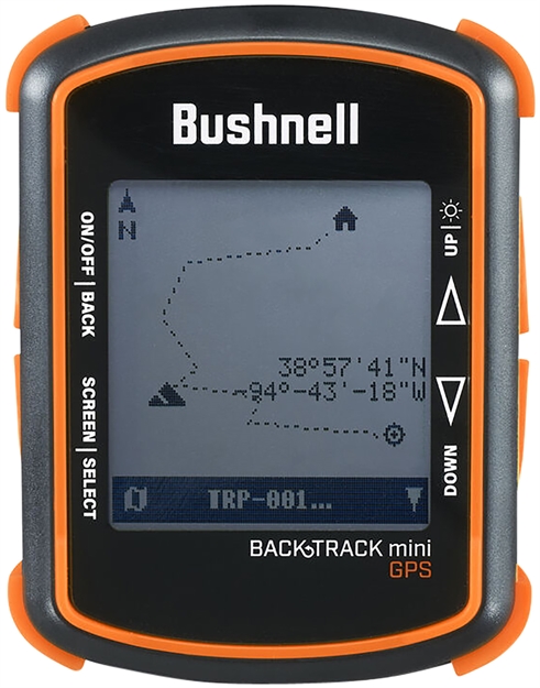 Picture of  Bushnell Gpsbtm Backtrack Mini Gps Black/Orange 2.25" Transflective Color Tft Display, Compatible W/ Bushnell Connect App