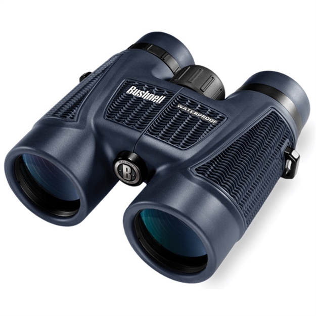 Picture of Bushnell Optics H2o Binoculars, 8X42mm, Bak 4 Roof Prism, Black, 410 FT Fov @ 1000Yd, Waterproof, Fog-Free 158042