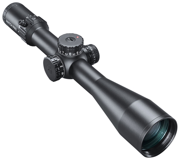 Picture of  Bushnell Mp53056ami Match Pro ED  Black 5-30X56mm 34Mm Tube, Illuminated Red Floating Center Dot Dm2 2/10 Grid Style Reticle