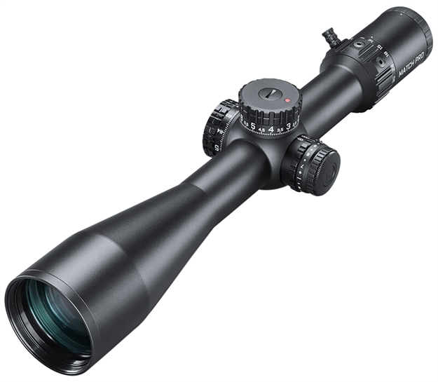 Picture of  Bushnell Mp53056dmi Match Pro ED  Black 5-30X56mm 34Mm Tube, Illuminated Red Floating Center Dot Dm2 2/10 Grid Style Reticle