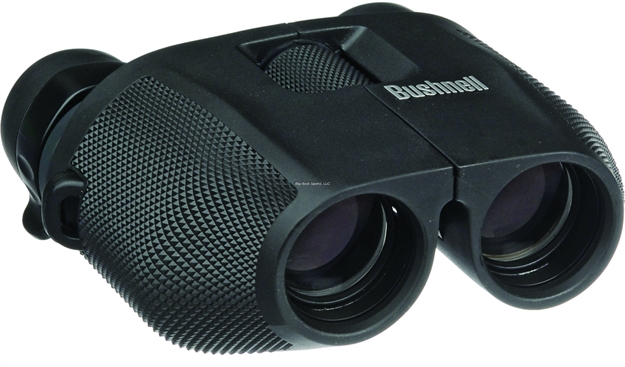 Picture of Bushnell Optics Powerview Binoculars, 7-15X25mm, Bak 7 Porro Prism, Black, 262 FT - 183 FT Fov @ 1000 YD