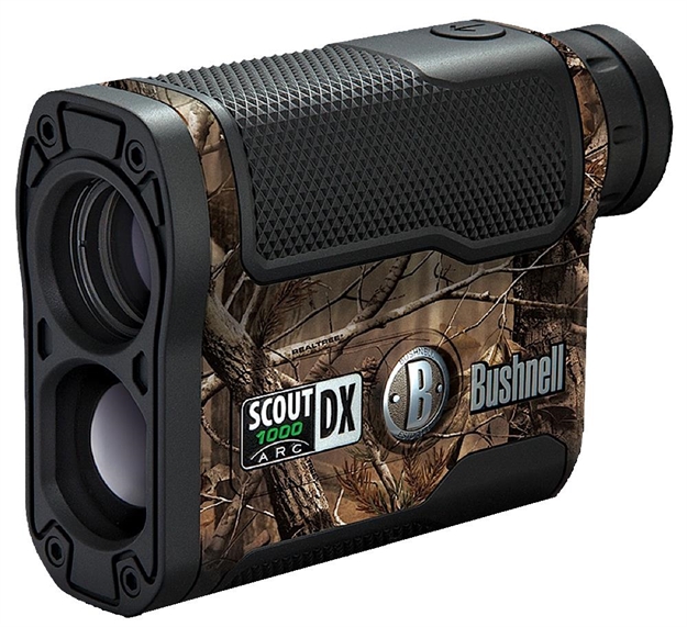 Picture of Bushnell Optics Scout DX 1000 Arc Rangefinder, 5-1000Yd, 6X, 367 FT Fov AT 1000 Yds, Yds, 1 Cr2 Batt Incl, 21Mm Obj
