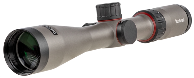 Picture of Bushnell Rn3124gs1 Nitro  3-12X 44Mm Obj 30-8 FT @ 100 Yds Fov 30Mm Tube Gunmetal Gray Finish Depoly Moa (Sfp)