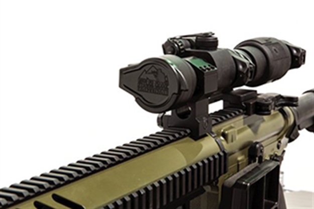 Picture of Butler Creek 41600 Sidewinder Objective Cover 38Mm Aimpoint Compact Screw ON Polymer Black