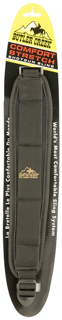 Picture of  Butler Creek 80023 Comfort Stretch Shotgun Sling Black Neoprene W/Non-Slip Grippers 2.50" Wide Adjustable Design
